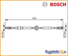 Bremsschlauch BOSCH 1987481397 für Alfa Romeo 159 Sportwagon