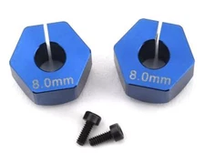 Custom Works 12mm Outlaw 4 Clamping Hex (2) (+8mm Offset) (5mm Axle) [CSW7281]