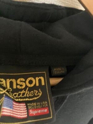 Supreme Vanson Leathers Spider Web Zip Up Hooded Sweatshirt Supreme Vanson Leathers Spider Web Zip Up Hooded Sweatshirt