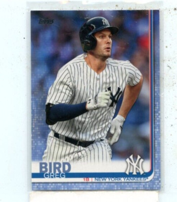 Greg Bird 2019 Topps Series 2 Blue Parallel #D /50 New York yankees