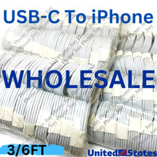 Wholesale Lot Fast Charger PD USB C/Type-C Cable For iPhone 14 13 12 11 XR XS X