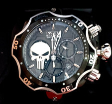 Marvel Invicta 27041 52.5mm Punisher LE 06/3000 Venom Watch NOS New Box