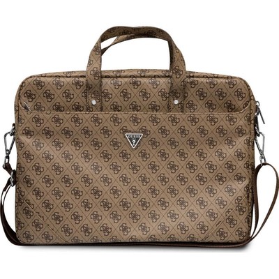 Tasche Guess Saffiano 4G Triangle Logo für Laptops 13'' / 14'' / 15'' / 16'' br