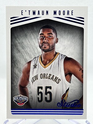 E'TWAUN MOORE 2016-17 Panini Studio Basketball #171 Base