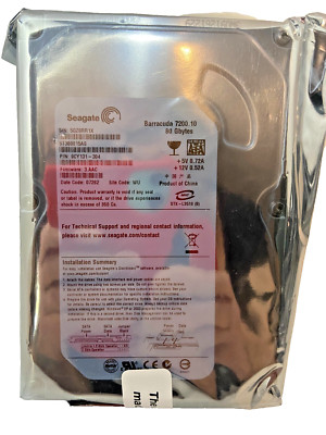 Seagate Barracuda Model 7200.10 Internal Hard Drive 80GB New Vintage
