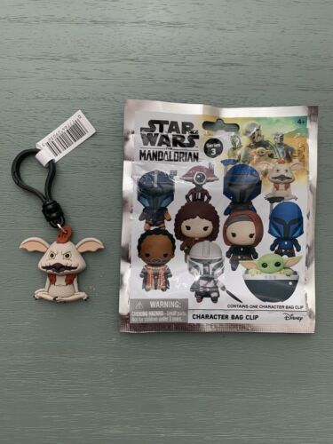 Star Wars The Mandalorian - Character Bag Clip Series 3 - Kowakian Monkey Lizard - Afbeelding 1 van 6