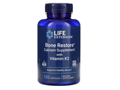 Life Extension,  Knochenregeneration mit Vitamin K2, 120 Kapseln