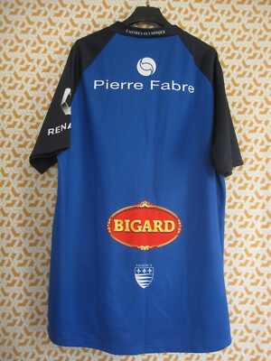Maillot Kappa Castres Olympique Ayba 6 Officiel Rugby Bleu - Prêt-à-Porter
