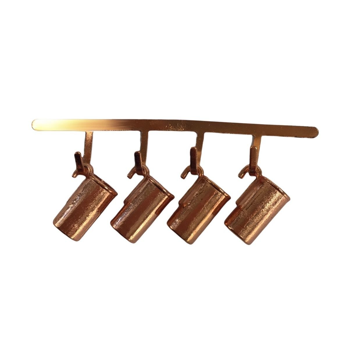 Dolls House Measuring Jugs x 4 Copper Kitchen Miniature 1:12th Scale (DH)