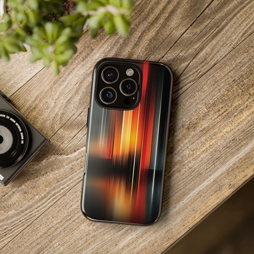 Fiery Echoes Radian Streaks Pattern - Phone Case for iPhone, Galaxy, Pixel - 第 9/281 張圖片