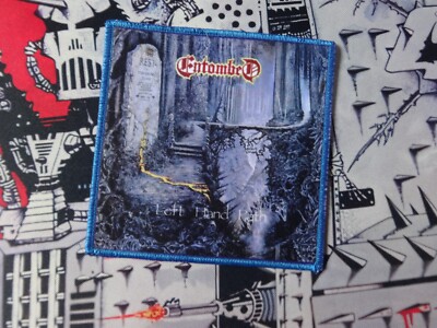 Entombed Patch Death Metal Petrov Blue Border Nihilist **