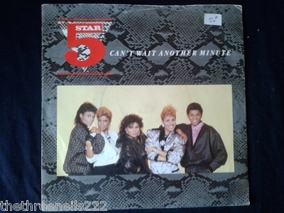 VINYL 7'' SINGLE - CAN'T WAIT ANOTHER MINUTE - 5 STAR - PB40697