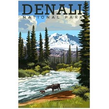 Denali National Park Alaska Puzzle, 1000 Pieces