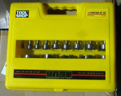 Tool Shop 16 Piece Forstner Bit Set