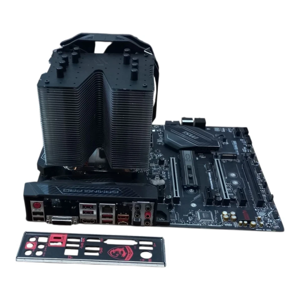 Kit MSI X370 GAMING PRO CARBON scheda madre AMD AM4 cpu Ryzen 5 2600 gaming pc - Immagine 2 di 3