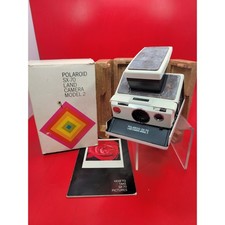 Vintage Folding POLAROID SX-70 Land Camera with Original Box Untested