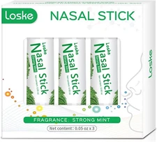Nasal Stick, Instant Relief and Refreshment, Travel Size, Quick Acting Long Last