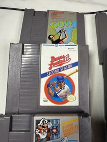NES Games Sports Lot Of 14 Ring King, Baseball Stars, Blades Of Steel