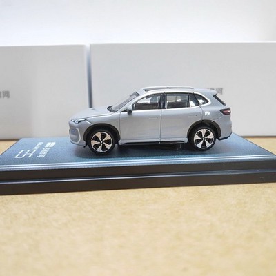 1/64 Scale Geely Galaxy E5 Silver Diecast Car Model Toy Collection Gift