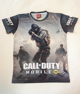 Marvel Call Of Duty sz M Mobile Video Game Promo Release T-shirt All Over Print