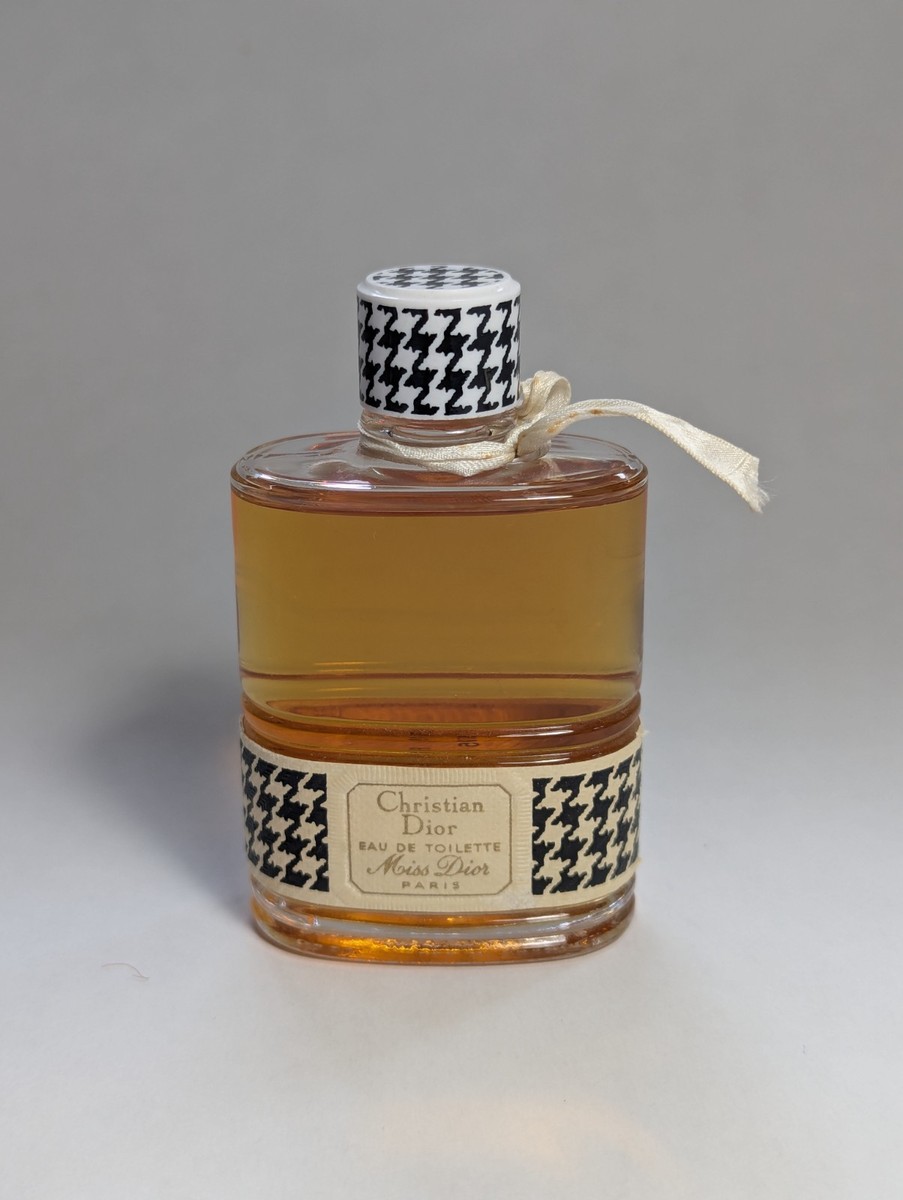Vintage Christian Dior Miss Dior Eau de Toilette 2 oz Houndstooth