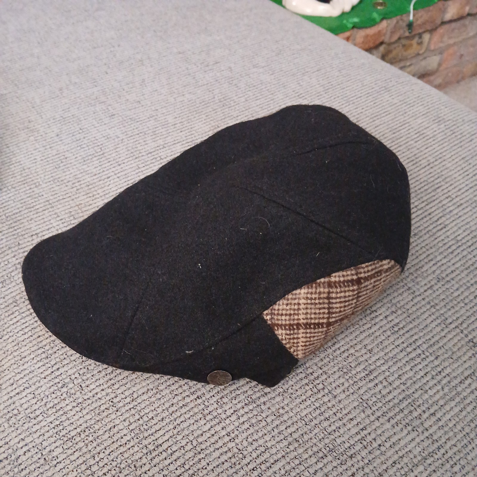 Multi Pattern Patchwork Wool Ivy Hat - image 1