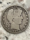 1897 Barber 90 % Silver Half Dollar Choice GOOD+ #78.