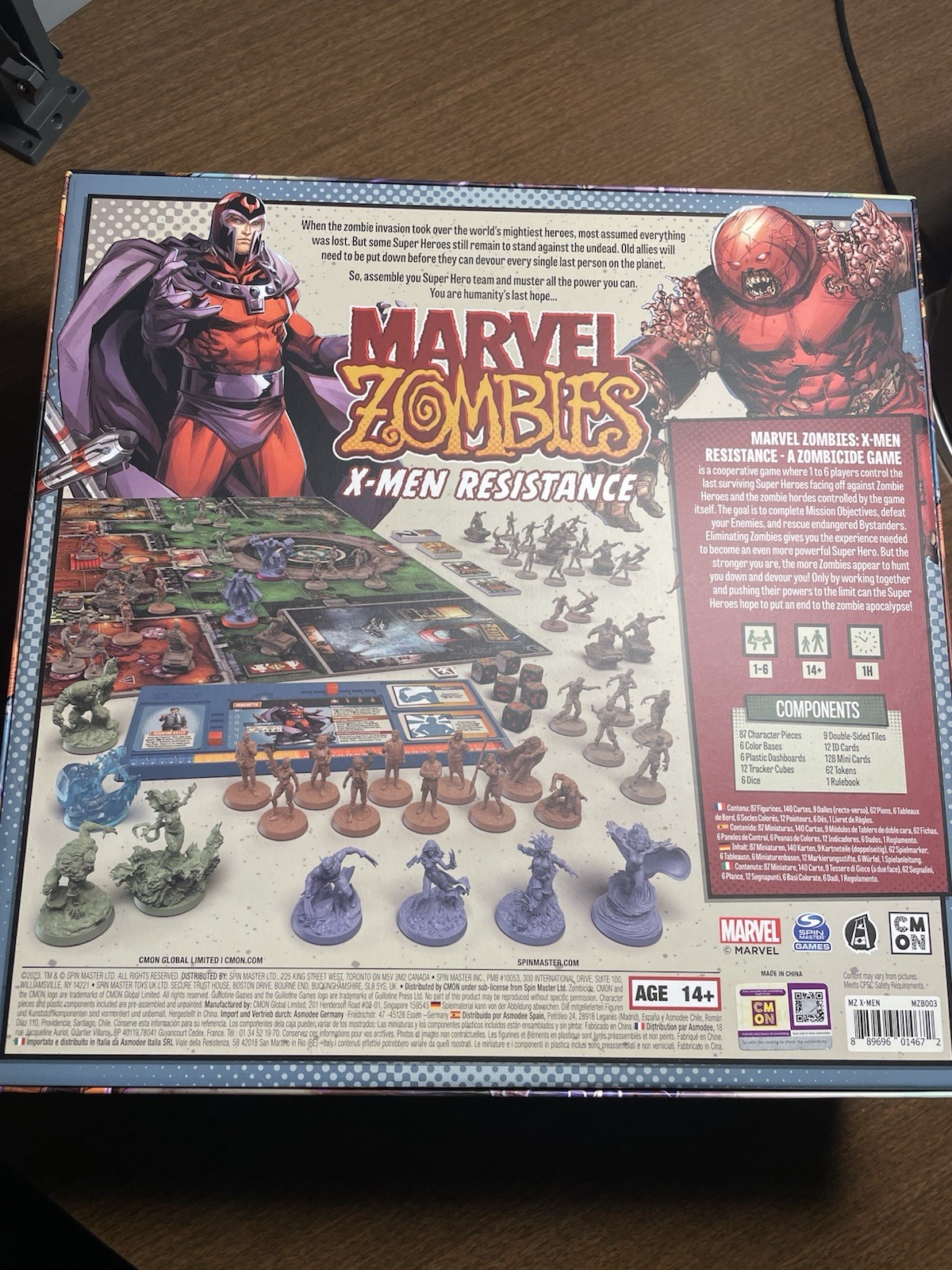 Marvel Zombies X-Men Resistance Zombicide Zombie Board Game