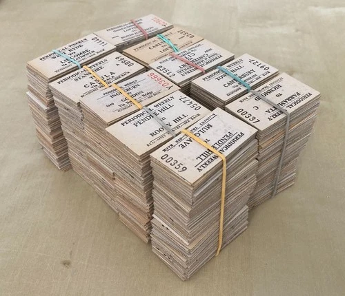 NSW Railway Tickets, Periodical Weekly x 1000