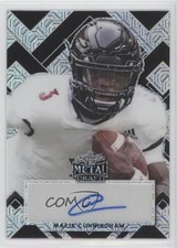 2022 Leaf Metal Draft Portrait Black Mojo 1/5 Malik Cunningham #PA-MC1 Auto 17lu