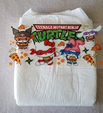 Mega adult disposable ABDL diaper-TMNT Hello Kitty READ DESCRIPTION FULLY