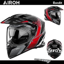CASCO AIROH INTEGRALE ENDURO TOURING BANDIT SPICY RED ECE 22.06