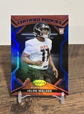 2025 PANINI CERTIFIED ROOKIES JALON WALKER RC #d/50 MIRROR BLUE SSP