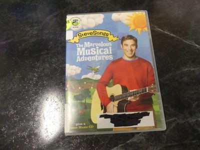 STEVESONGS THE MARVELOUS MUSICAL ADVENTURES DVD PLUS CD EX RENTAL TESTED