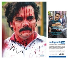 Wagner Moura Signed Autographed NARCOS Pablo Excobar 8x10 Photo PROOF ACOA C
