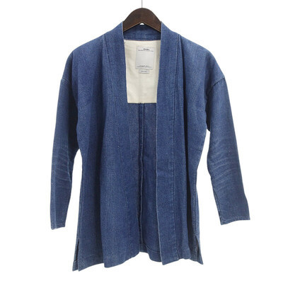 Visvim 12Ss Noragi Linen Jacket Navy Size 2 Rank A 01B25 Visvim 12Ss Noragi Linen Jacket Navy Size 2 Rank A 01B25