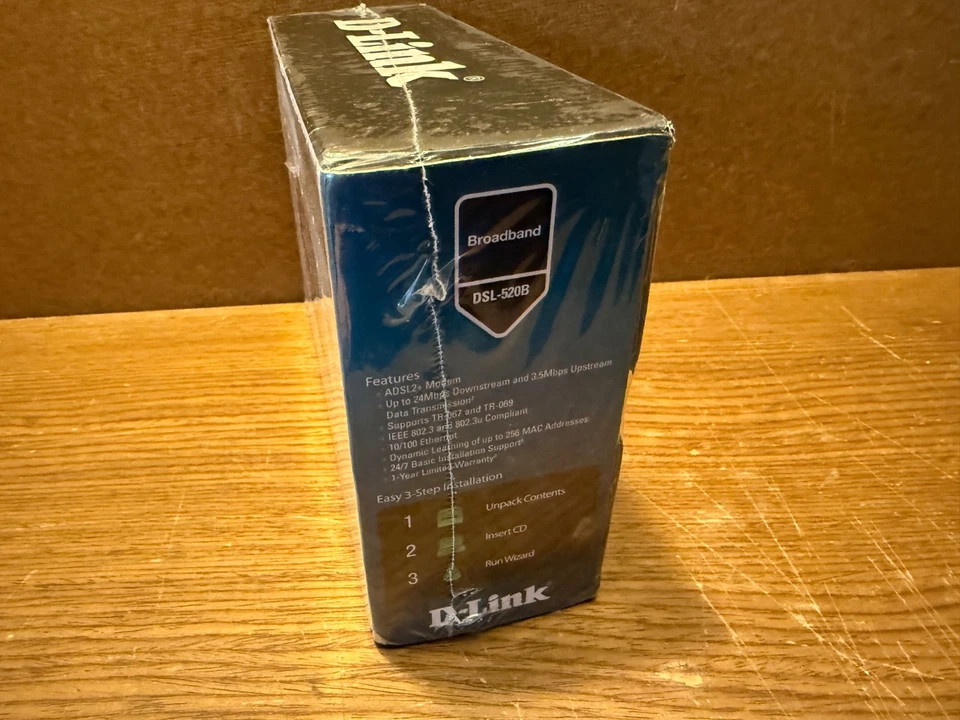 D-Link DSL-520B ADSL2+ Modem Broadband - New - Image 2 of 4
