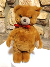 Vtg Petsy Steiff Cute Teddy Bear Plush Toy 11" West Germany with Steiff Button