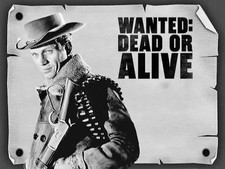 16mm, Wanted Dead or Alive, 4 EPISODE LOT, sound, Western, TV show