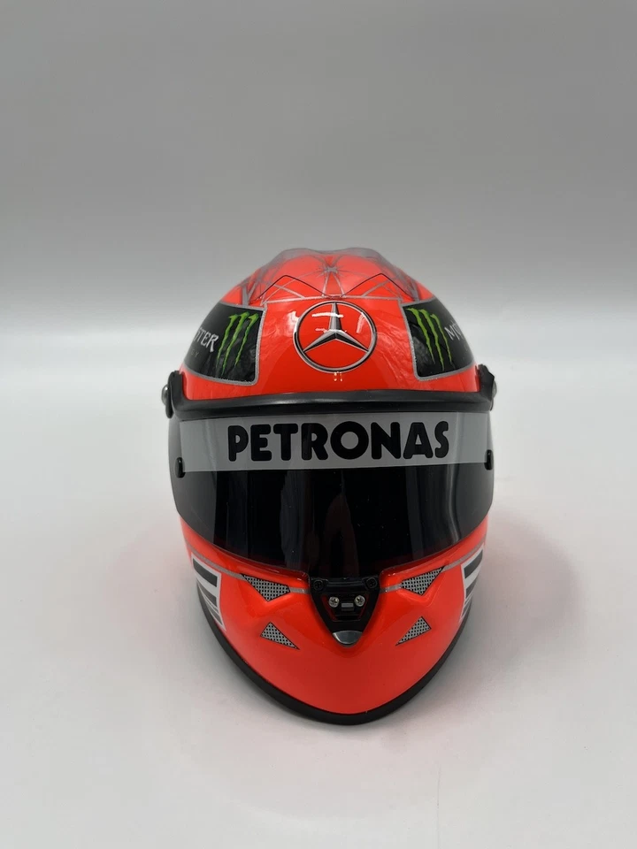 Michael Schumacher Formel 1 Helm Unterschrift und Echtheitszertifikat 1:2 - Bild 2 von 4