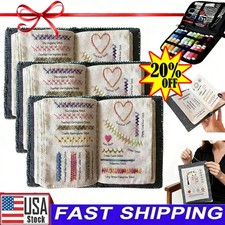 1-3SET 2026 Embroidery Stitch Book Kit for Beginners with Complete Toolkit USA