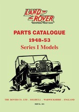 Land Rover 1948-53 Series 1 Models Parts Catalogue Part N O. 4051
