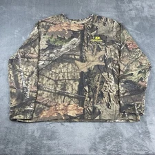 Vintage Realtree Camo T Shirt XL Mossy Oak Long Sleeve Brown Tee