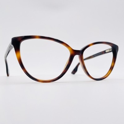 ALEXANDER MCQUEEN MCQ Brille TORTOISE CATS EYE Brillengestell MOD MQ00630 003