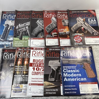 Lot of 11 2021 American Rifleman Magazines Full Year Complete Set