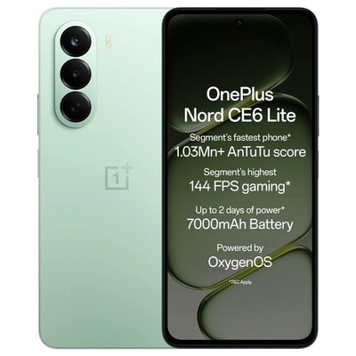 OnePlus Nord CE6 Lite | 6GB+128GB | Mint | 7400 Apex Processor Global Version.