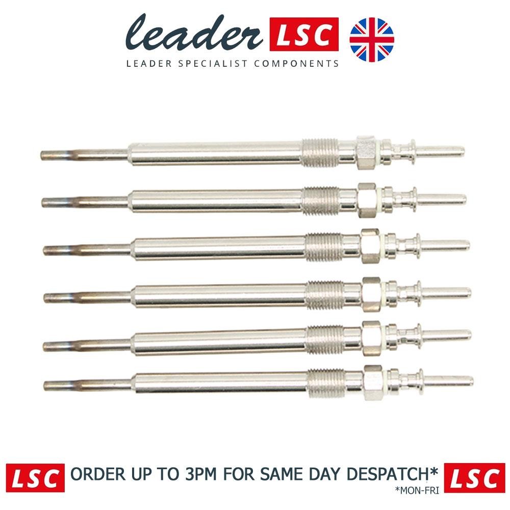 Set of 6 Glow Plugs Mini Convertible F57 from 2016 Cooper SD 12230035934 NEW