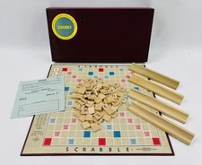 Vintage 1953 Scrabble Board Game 99.9% Complete (98 Tiles)
