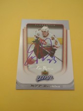Eric Nystrom Signed Calgary Flames Rookie Card. rookie card picture