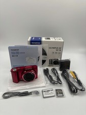 Olympus SZ-14 14.0MP Digital Camera Red w/ 24X Optical Zoom Bundle - MINT